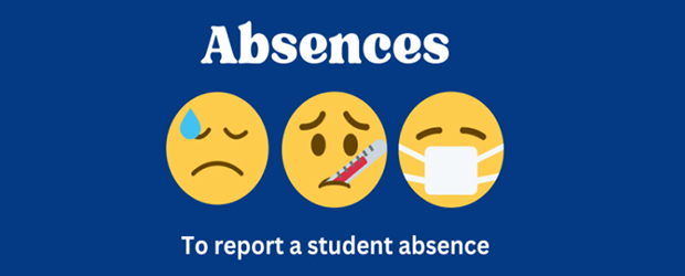 REMINDER – Students need to sign in at the office when they arrive to school after the 9 o’clock bell Reporting Absences Bell Schedule
